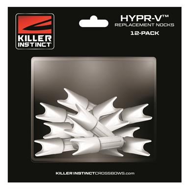 Killer Instinct Hypr-V Nocks, 12 Pack