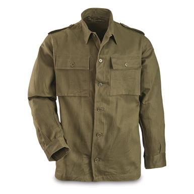 Dutch Military Surplus Herringbone Work Jacket, New