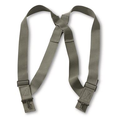 U.S. Military Surplus GI Suspenders, 6 Pack, New