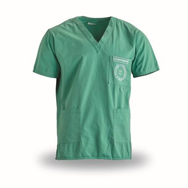 Romanian Military Surplus Hospital Scrub Shirt, 2 Pack, Used