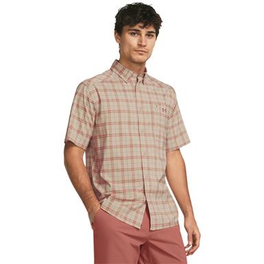 Under Armour Drift Tide 2.0 Plaid Short-Sleeve Woven Shirt