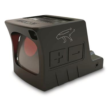 MeCanik MO4 Enclosed Reflex Sight, 1x Magnification, Switchable 32 MOA Circle / 3 MOA Dot Reticle
