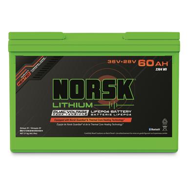 Norsk 36V + 28V 60Ah Lithium Battery