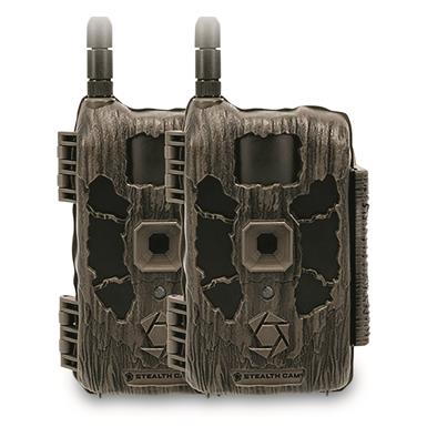 Stealth Cam Deceptor Max 2.0 AI 40 Live Streaming Cellular Trail Camera, 2 Pack