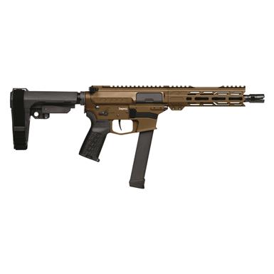 CMMG Banshee MkGs AR-style Pistol, Fixed Ejector, 9mm, 8", Midnight Bronze