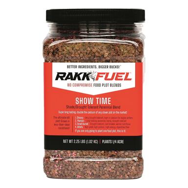 Rakk Fuel Food Plot Seed, Show Time