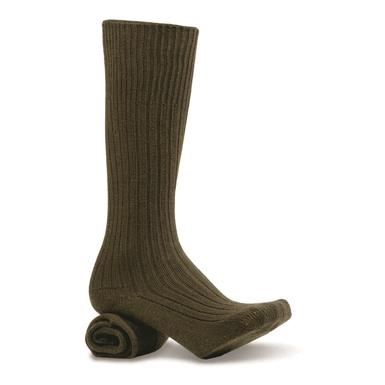 German Military Surplus Compression Boot Socks, 3 Pairs, Like New