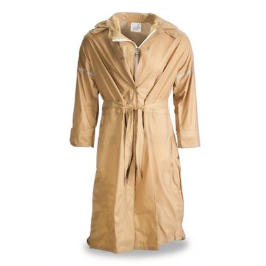 Norwegian Military Surplus Nylon Waterproof Rain Coat, New