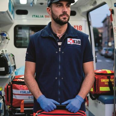 Italian Municipal Surplus EMT GORE Windproof Fleece Jacket with Zip-off Sleeves, New
