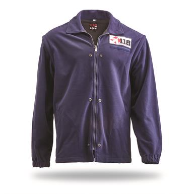 Italian Municipal Surplus EMT GORE Windproof Fleece Jacket with Zip-off Sleeves, New