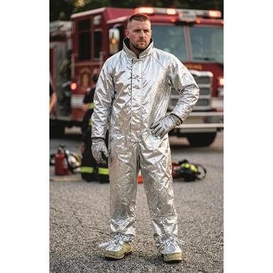 Italian Military Surplus Tacconi Aluminized Fire Proximity Suit, New