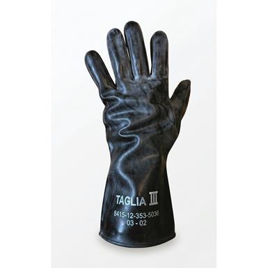 Italian Military Surplus NBC Protective Gloves, 2 Pairs, New