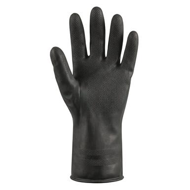 Italian Military Surplus Honeywell Neoprene Latex Work Gloves, 10 Pairs, New