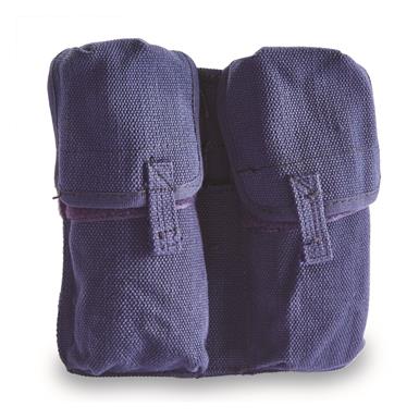 Italian Military Air Force Cotton Canvas Mag Pouches, 2 Pack, New