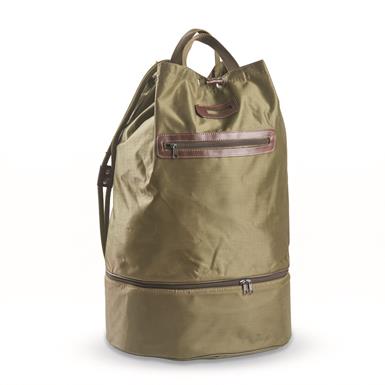 Italian Military Surplus Canvas Uniform Bag with Shoe Holder, New