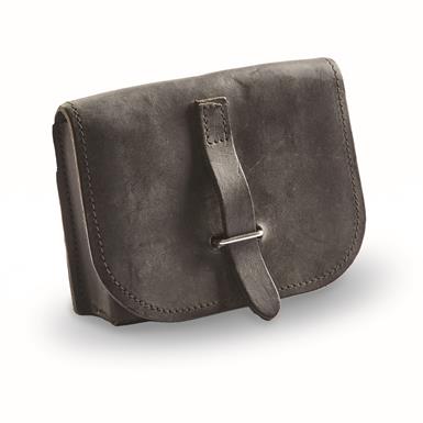 Italian Military Police Surplus Leather Pouch, Like New