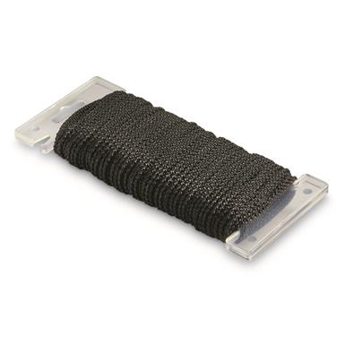Swiss Military Surplus Mamutec 2.5mm Black Braided Polypropylene Cord, 30m, New