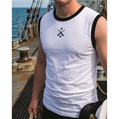 British Military Surplus Physical Training Tank Top Shirt, New, 2 Pack