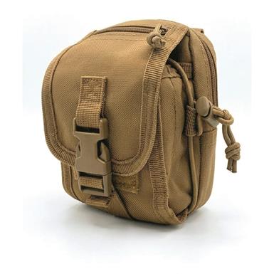Italian Military Style Canvas MOLLE Multi-Magazine Equipment Pouch