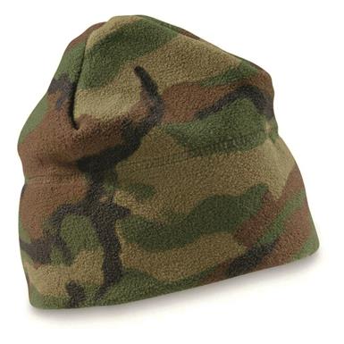 Italian Military Surplus Fleece Beanies, 2 Pack, New