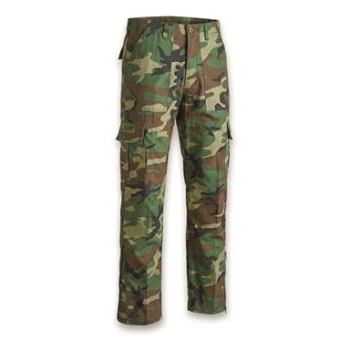 Military Style Fleece-Lined BDU Pants