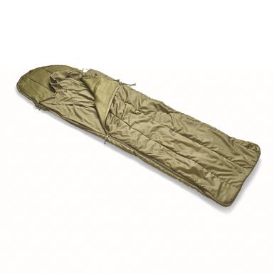 British Military Sleeping Bag with Stuff Sack, Like New