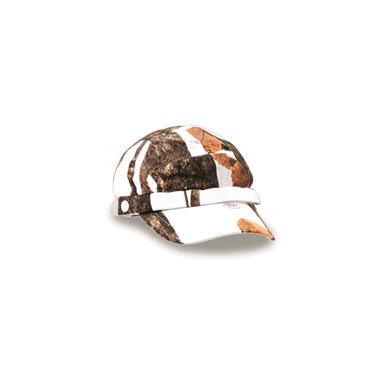 German Municipal Surplus Quilted Fleece Snow Camo Cap, New