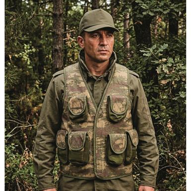 Turkish Military Surplus M08 Multi Pocket Tactical Vest, Used