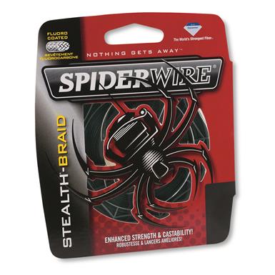 SpiderWire Stealth Braid, 125 yd.