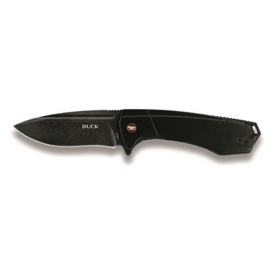 Buck Knives 713 Ruckus Folding Knife, Black/Copper