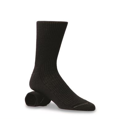 Belgian Military Surplus Wool Blend Dress Socks, 4 Pairs, New