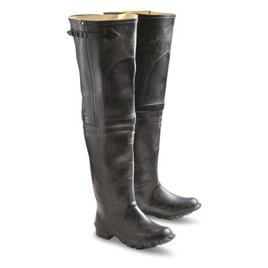 Italian Military Surplus Rubber Wading Boots, New