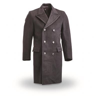 Italian Military Surplus Heavyweight Wool Great Coat, New
