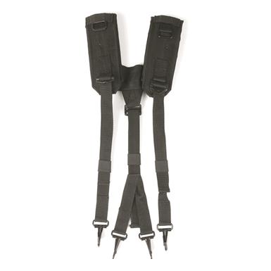 Mil-Tec U.S. Style LC2 Suspenders, Black