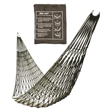 Mil-Tec Mini Hammock with Bag, Olive Drab