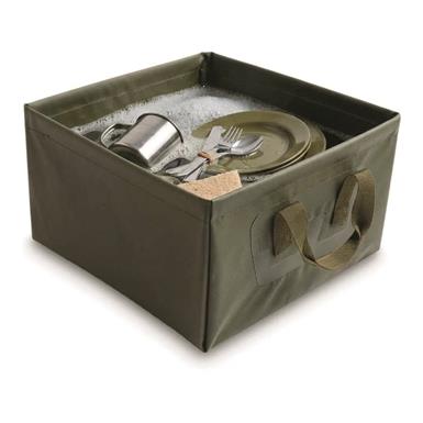 Mil-Tec 13L Foldable Sink, Olive Drab