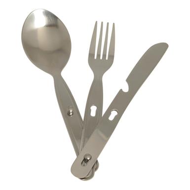 Mil-Tec 3-Piece Stainless Steel Chow Set
