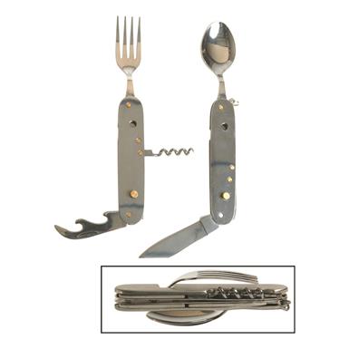 Mil-Tec 6-in-1 Pocket Knife and Chow Set