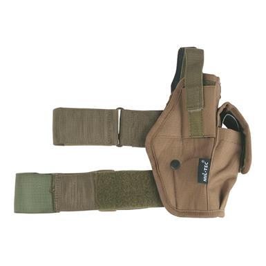 Mil-Tec 9mm Leg Holster, Black