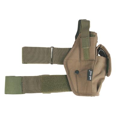 Mil-Tec 9mm Leg Holster, Black