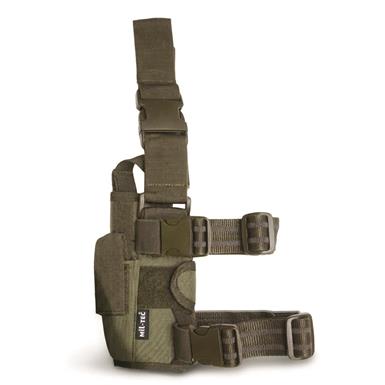 Mil-Tec Adjustable Leg Holster, Olive Drab