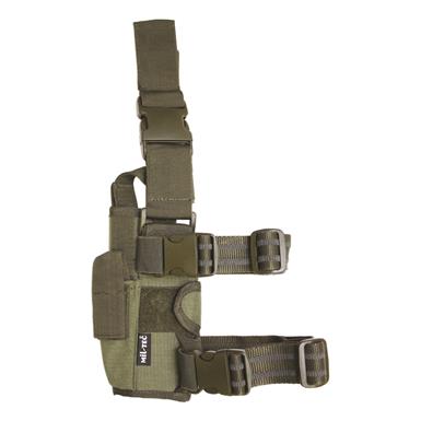 Mil-Tec Adjustable Leg Holster, Olive Drab