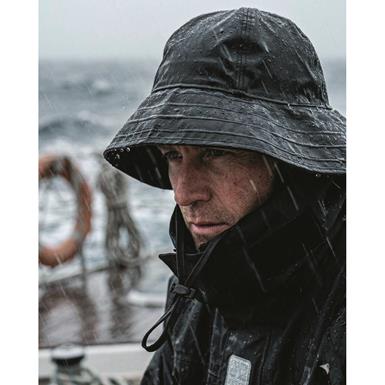 Mil-Tec Fisherman Rain Hat, Black