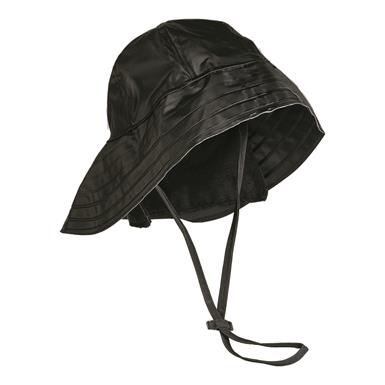 Mil-Tec Fisherman Rain Hat, Black