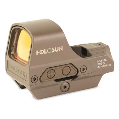 Holosun HS510C Green Multi-Reticle Sight, FDE