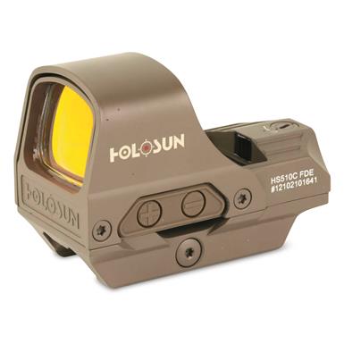 Holosun HS510C Red Multi-Reticle Sight, FDE