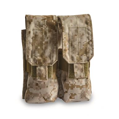 U.S. Military Surplus Modular M4/M16 Double Magazine Pouch, New