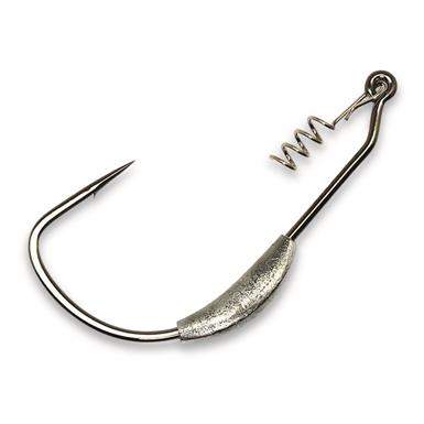 Gamakatsu Superline Spring Lock Weighted Hooks, 4 Pack