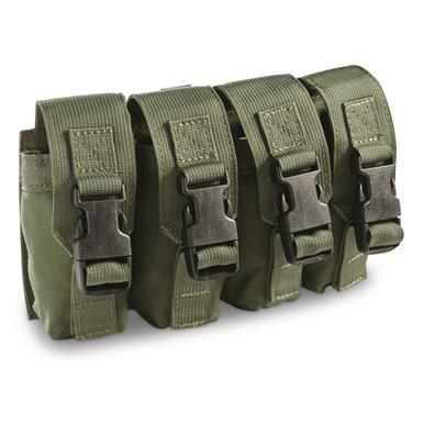U.S. Military Surplus FireForce Quad Flash Bang Pouch, New