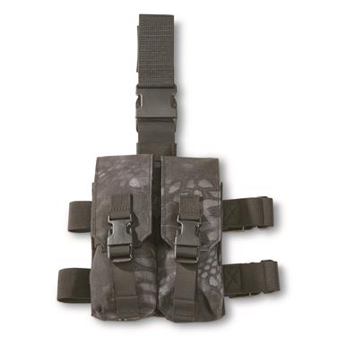 U.S. Military Surplus FireForce Drop-Leg Double M4/M16 Mag Pouch, New